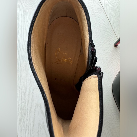 Christian Louboutin Black Heeled Boots - Picture 8 of 16